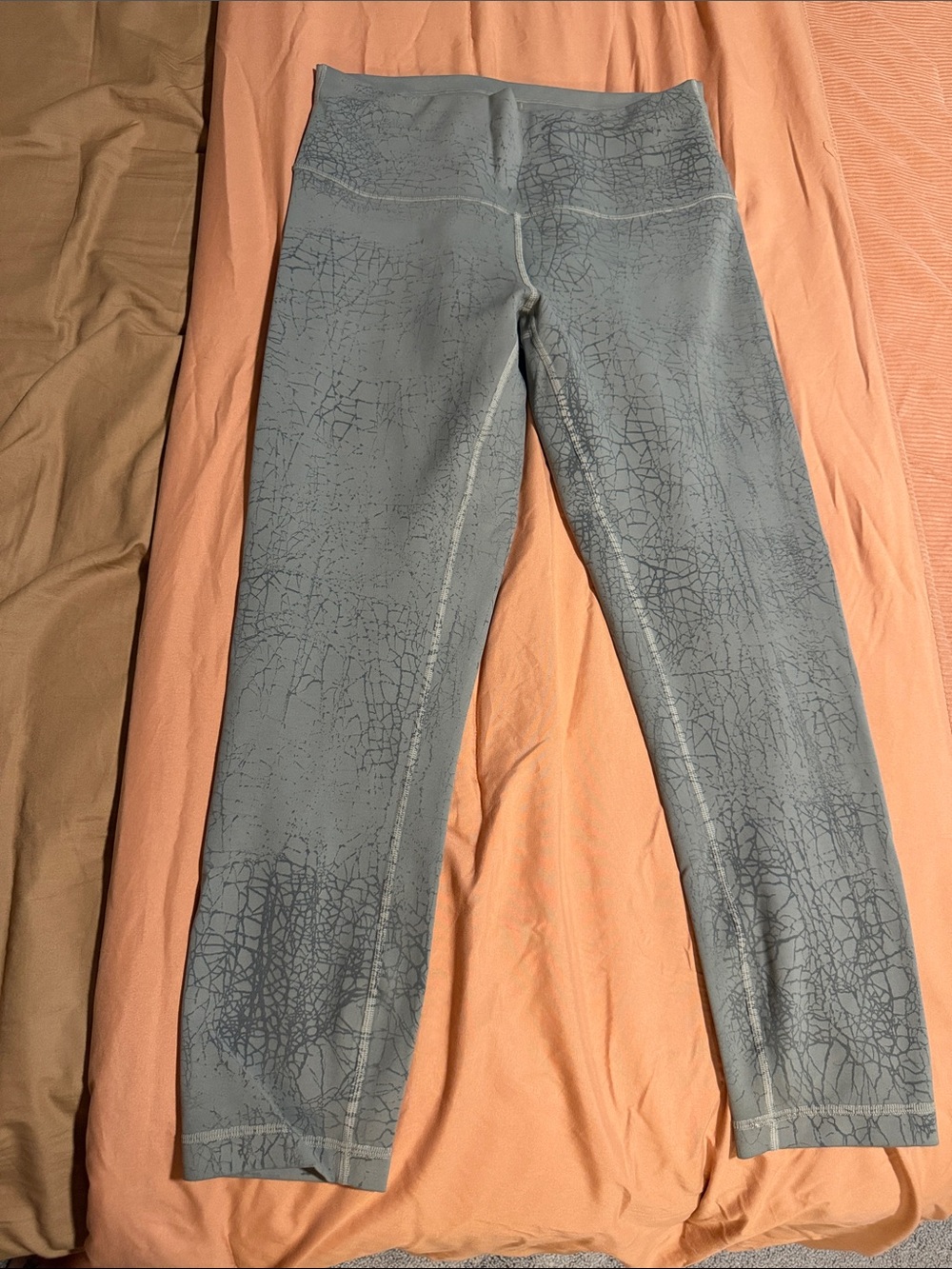 lululemon athletica Light Blue Cracked-Texture High-Rise Jeggings
